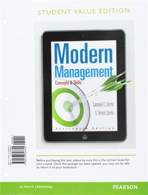 Full Download Modern Management Concepts And Skills Student Value Edition 14Th Edition 