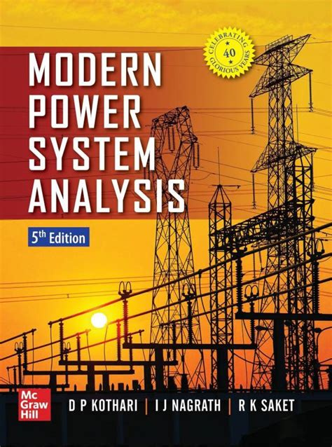 Read Online Modern Power System Analysis Nagrath Kothari 
