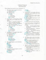 Modest Proposal Multiple Choice Questions Answers