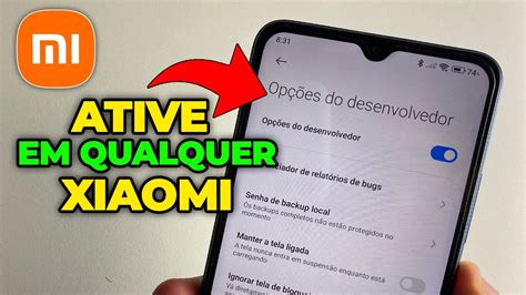 Modo Desenvolvedor Xiaomi