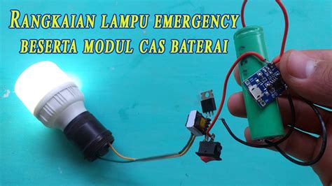 modul lampu emergency