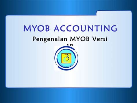 modul myob versi 18
