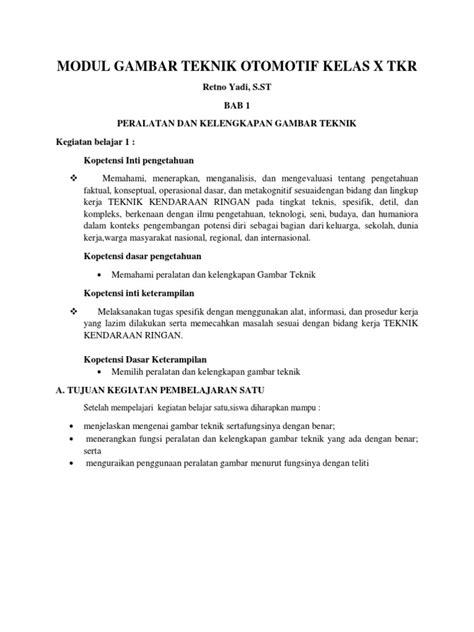 modul tkr otomotif pdfsdocuments com