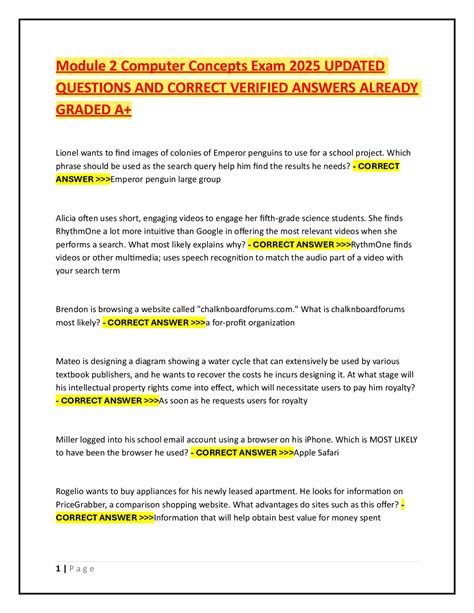 module 2 computer concepts exam