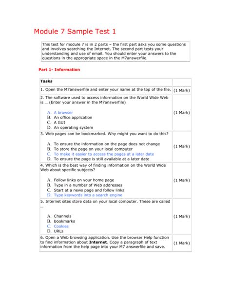 Module 7 Sample Test 2