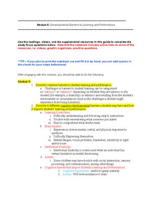 Module 9 Study Guide Drivers
