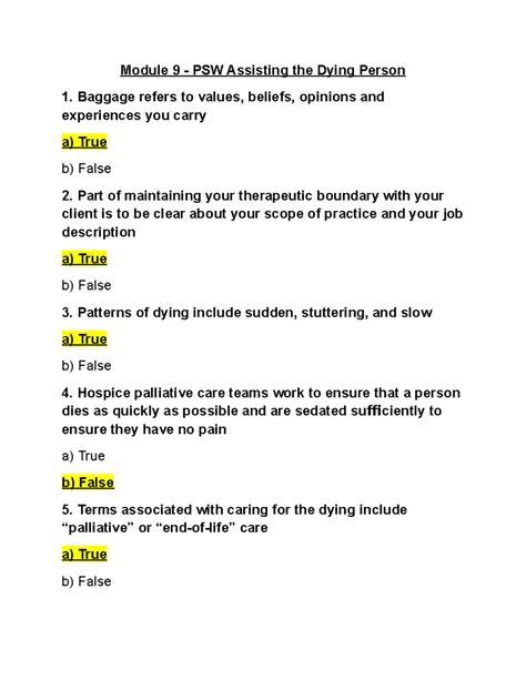Module 9 Workbook Answers