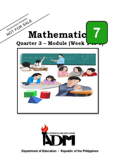 Module Math Grade 7 3rd Quarter