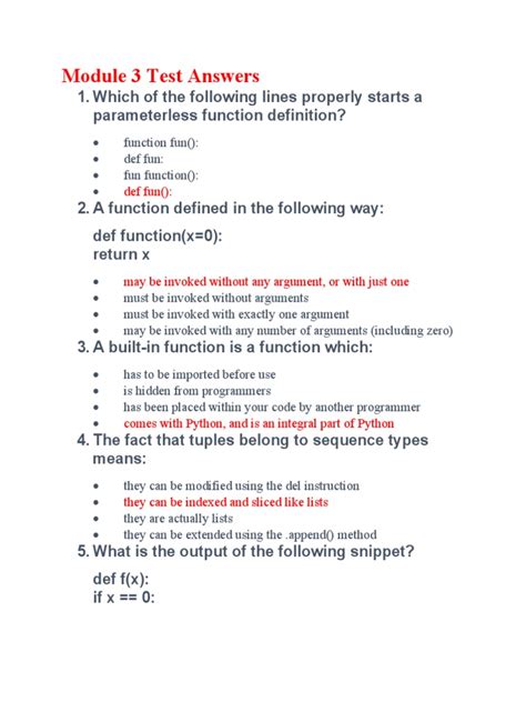 Full Download Module 3 Test Answers 