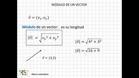 Modulo De Un Vector
