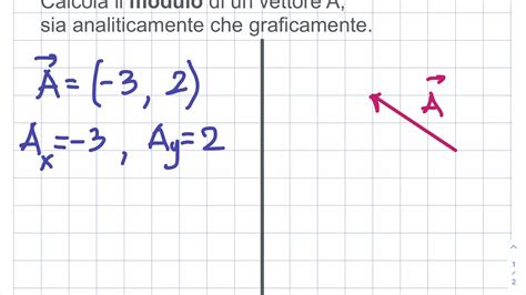 Modulo Di Un Vettore