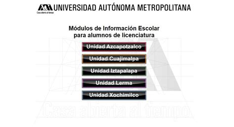 Modulo Escolar Uam