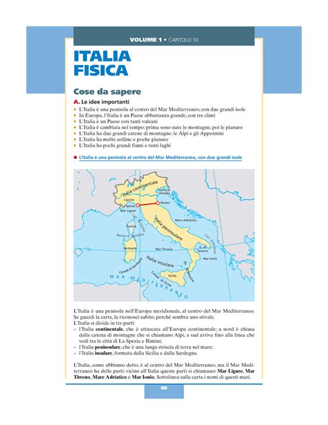 Read Modulo D Le Venti Regioni Italiane Italia Fisica 