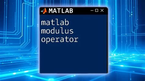 Modulus In Matlab