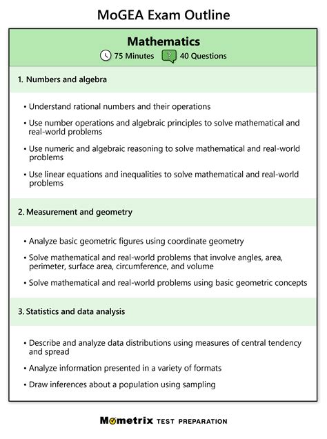 Mogea Math Practice Test