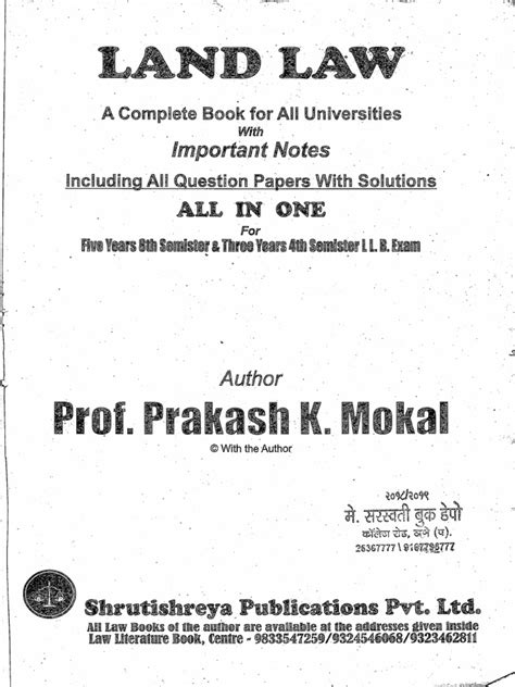 Mokal Law Notes 
