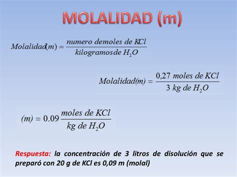 molalidad - ciel3