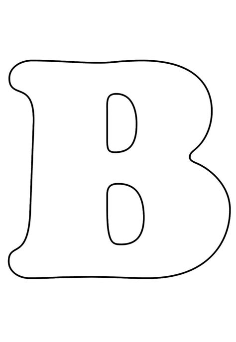 Molde Da Letra B