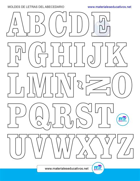 Molde De Letras Imprimir