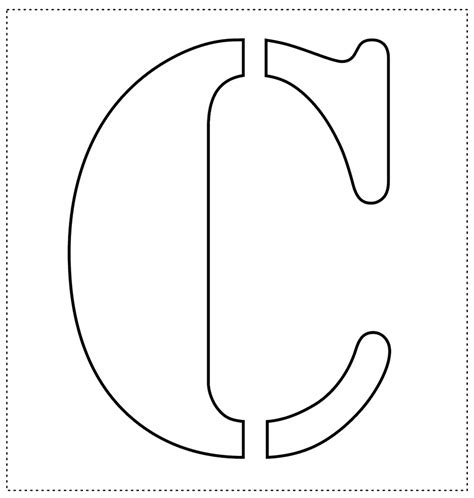 Molde Letra C