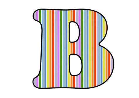 Molde Letras B