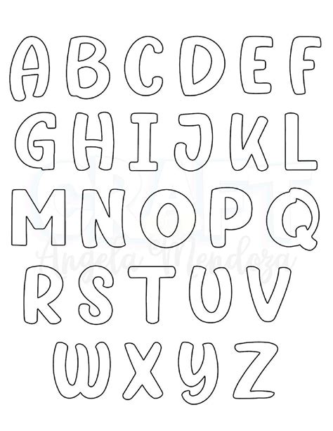 Moldes De Letras