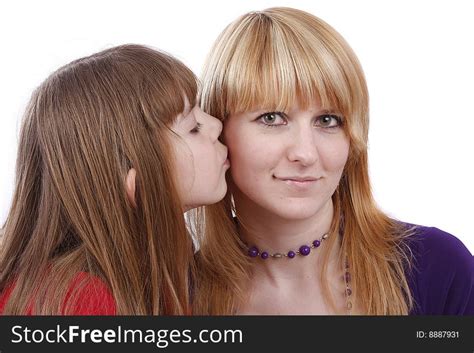 Mom and daughter kissing porn