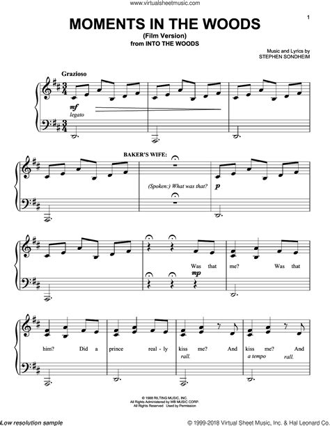 moments in the woods piano accompaniment s