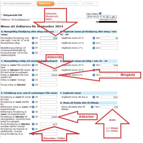 momsdeklaration datum