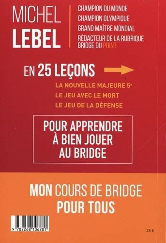 Mon Cours De Bridge 25 Lea Ons Simples Du Da C Bu
