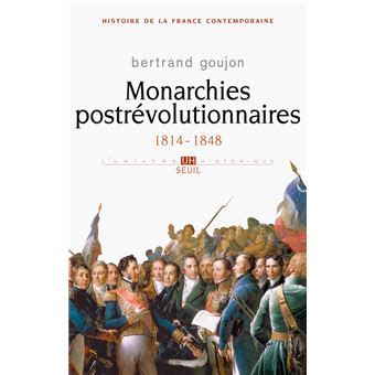 monarchies postra c volutionnaires 1814 1848 1814