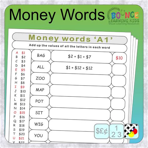 Money In Words Worksheets Tutoring Hour Writing Money In Words - Writing Money In Words