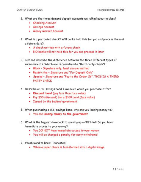 Read Online Money In Review Chapter 6 Answers 