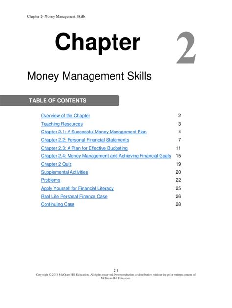 Full Download Money Skill Answers 
