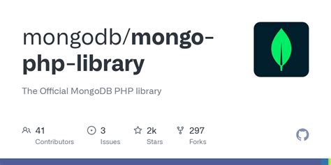 mongodb/mongo-php-library - Github