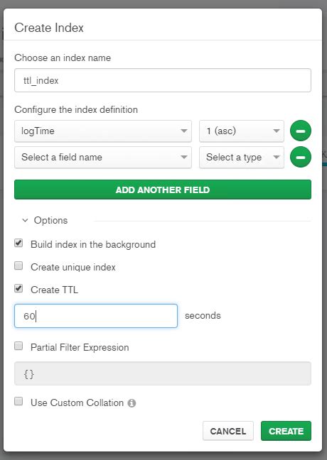 mongodb - Create a conditional TTL in mongo - Stack Overflow