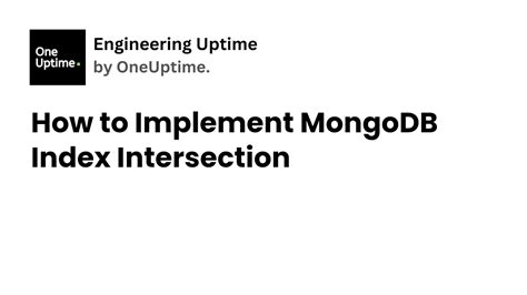Mongodb Index Intersection Internal