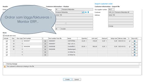 monitor affärssystem utbildning