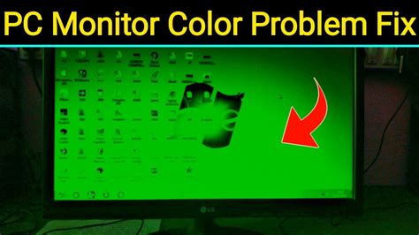 monitor blue color problem