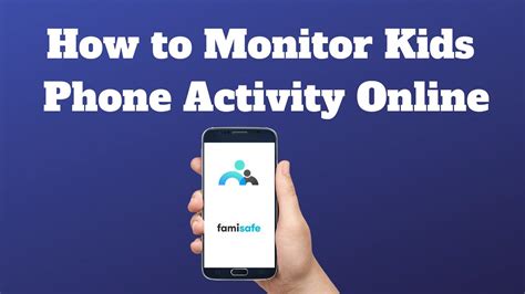 monitor kids phone activity