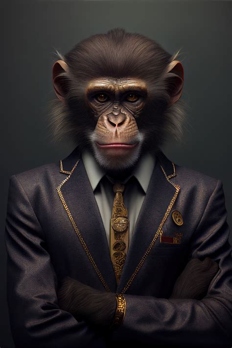 Monkey In Suit