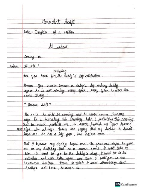 Mono Act Script