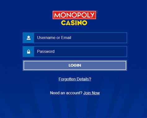 monopoly casino login uk