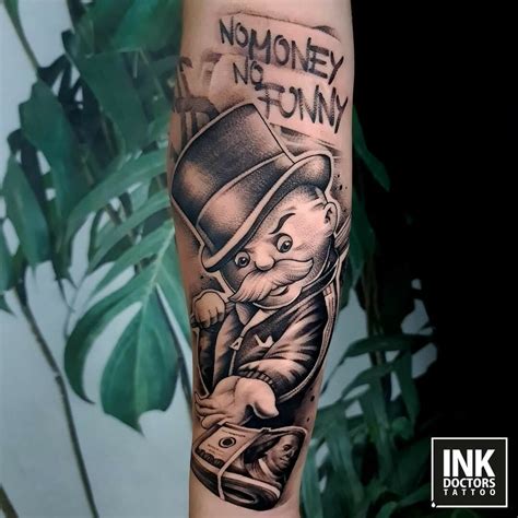 monopoly man tattoo meaning