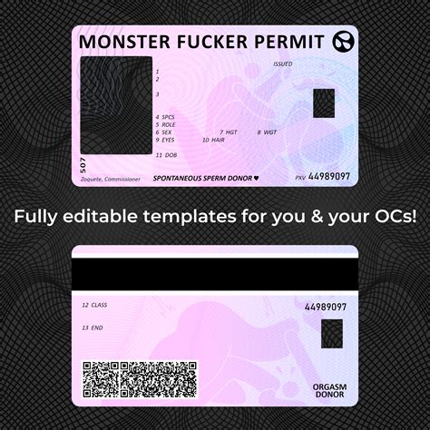 Monster Fucker Permit
