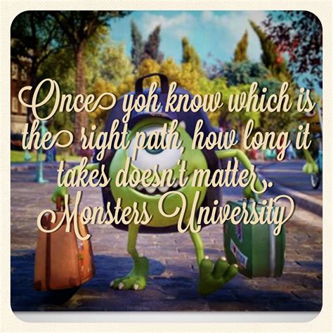 Monster Inc University Quotes