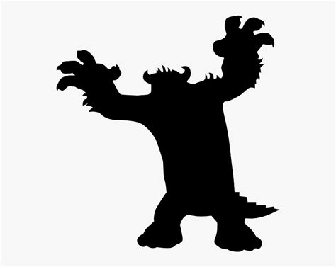 monster silhouette png