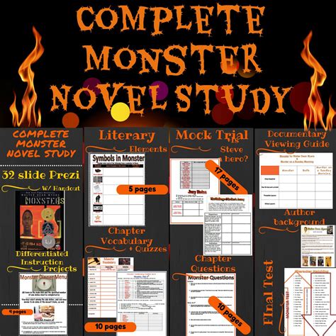 Full Download Monster Novel Study Guide 