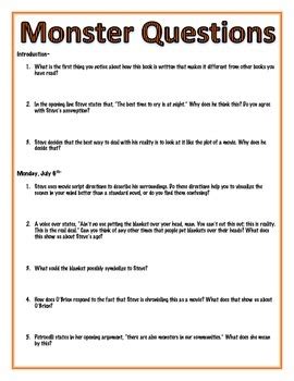 Read Monster Study Guide Questions And Answers 