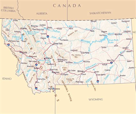 montana map
